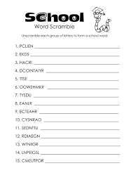 To continue, become an education.com premium member. Free Word Scrambles For Kids Activity Shelter