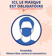 Masque obligatoire dans les files d'attente. Masque Obligatoire Fin En Exterieur Ou Encore