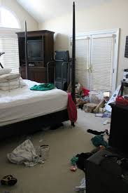 Moreover, it is located near the stairs, which seems it is a bare space. Declutterathon Master Bedroom Before After