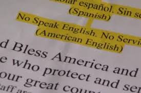 Check spelling or type a new query. Nc Restaurant Removes No Speak English No Service Sign Eater