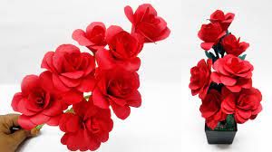 Maybe you would like to learn more about one of these? Colors Paper Very Easy Making Paper Flower Stick Diy Red Rose Paper Flowers Stick