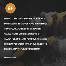Mal 3 10 One Of My Absolute Favorite Books Tithing Bible Apps Lord Of Hosts