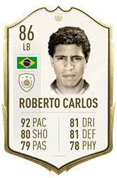 Roberto carlos da silva rocha. Roberto Carlos Fifa 21 Icon Player