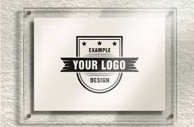 Logo On Glass Plate Free Online Mockup Sharetemplates Glass Plates Mockup Templates Logo Design