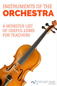 Are you looking for sturdy, durable, musical instruments to help with development in toddlers and young children? Instruments Of The Orchestra A Monster Collection Of Links For Music Teachers Midnight Music