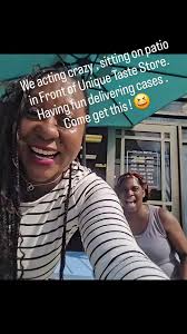 Sometimes, I deliver cases to my favorite local stores but this place Right  Here! Is called Unique Taste in Ridge, LI . , We always have so much fun 😁  when I deliver! , Yall better forget that other ...