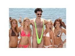 Outrageous situations occur when borat, a popular reporter (sacha baron cohen) from kazakhstan, comes to the united states to film a documentary on what makes america a great nation. Borat Mankini Borat Badehose Coolgift