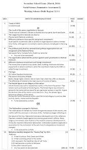 Cbse class 10 science question paper contains 4 sections and the detailed marking scheme for each section is tabulated below Cbse Marking Scheme 2016 Cbse Class 10 Social Science Question Paper Marking Scheme 2016