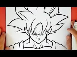 Como Dibujar Goku Ultra Instinto Facil Como Dibujar Perfecciona los detalles y anade el suelo. como dibujar goku ultra instinto facil