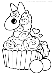 Coloriage Coloring Cupcake Kawaii Diy Y Manualidades Manualidades Dibujos