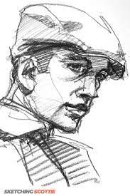 Quick Portrait Sketch Fast Drawing Drawings Sketches Tutorial
