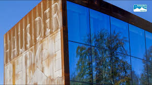 It is a virtual line of 2300 m from the bottom of the königssee to the peak of the watzmann. Haus Der Berge Nationalparkzentrum Berchtesgaden Youtube