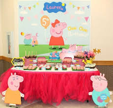Peppa Pig Birthday Party Ideas Photo 9 Of 22 Peppa Pig Birthday Party Pig Party Peppa Pig Birthday
