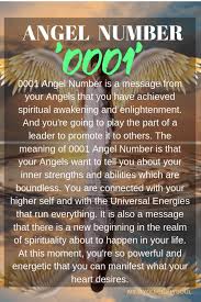 0001 Angel Number You Are A Leader In The Spiritual Realm Angel Number Meanings Numerology Life Path Angel Numbers