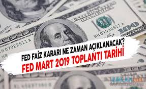 Küresel piyasalar ve yatırımcı, bu hafta abd merkez bankası'nın (fed) toplantısı ile yoğun haber ve veri gündemi takip edilecek. Fed Faiz Karari Mart Toplantisi 2019 Ne Zaman Aciklanacak