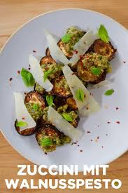 Rezept Zucchini Mit Walnusspesto Rezepte Zucchini Portionen