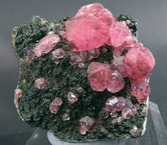 Mineral rhodochrosite, also known as Inca rose