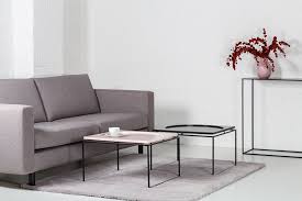 Bold contemporary styling and a rich charcoal finish make this square. Coffee Table Circle In Square