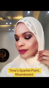 Tima’s Sparkle Point Makeup Tutorial in Msambweni