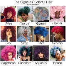 These unicorn colors will for sure make you stand out. Astrology Posts The Signs As Colorful Hair