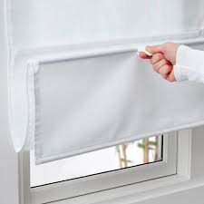 Window film is peel and stick, and sold in sheets that range from 24 inches wide to 48 inches wide. Ringblomma Roman Blind White 34x63 Ikea