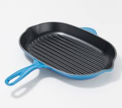 Cast iron cookware is famous for its versatility and heat retention properties. Le Creuset Cast Iron 12 Oval Skillet Grill Qvc Com