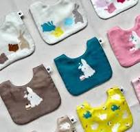 Customized Embroidery] I love my birthday bunny baby saliva ...