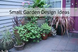 How to design a garden with pots. Small Garden Design The Micro Gardener