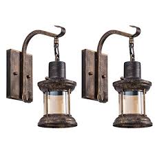 Rustic Wall Light Fixtures Oil Rubbed Bronze Finish Indoor Vintage Wall Light Wall Sconce Industrial Lamp Fixture Glass Farmhouse Goals
