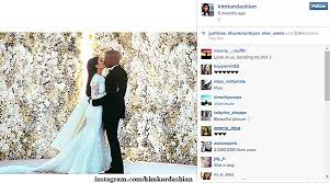 Find the perfect kim kardashian wedding stock photos and editorial news pictures from getty images. Most Liked Instagram Image Of The Year Kim Kardashian Kanye West Wedding Day Picture The Economic Times