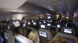 Night Flight Airplane Cabin Ambiance For Relaxation Sound Noise 1 Hour Youtube