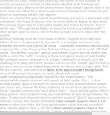 Cbse Sample Papers Class X 1st Term Research Paper Term Paper Model Question Paper
