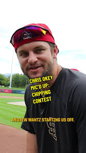 Chris Okey gives us the play-by-play for the Bees Annual Chipping Contest!  #saltlakebees #baseball #milb #mlb #golf