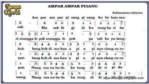 Liri Lagu Daerah Ampar Ampar Pisang Dari Kalimantan Selatan Sonora Id