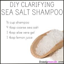 Thumbs up for a diy lush bath bombs video?! Diy Clarifying Sea Salt Shampoo Beautymunsta Free Natural Beauty Hacks And More