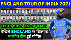 February 5, 2021 to march 28, 2021 the four test series will be played first. India Vs England 2021 Indian Team Final Squads For Test Odi T20 Series Ind Vs Eng 2021 Youtube