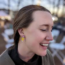 Pencil Stud Earrings