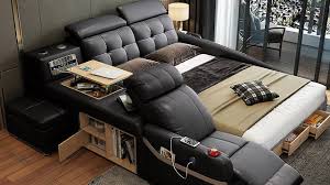 Sofa sectional sofa 2 piece modern contemporary for living room futon sofa bed couches and sofas sleeper sofa modern sofa corner sofa faux leather queen 3.8 out of 5 stars 1,000 $979.99 $ 979. This All In One Smart Bed Has An Integrated Recliner And Air Filtration System