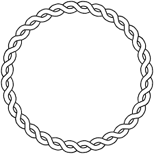 Black And White Line Art Design Rope Border Circle Black White Line Art Coloring Clipart Best Clip Art Borders Line Art Public Domain Clip Art