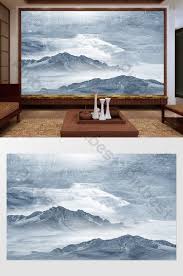New Chinese Style Marble Pattern Fenghai Background Wall Decors 3d Models Tif Free Download Pikbest In 2020 New Chinese Textured Background Sea Wall