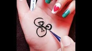 M letter tattoo on hand tattoos ideas. R Letter Mehndi Tattoo 3 Different Tattoo Ideas Lady S World