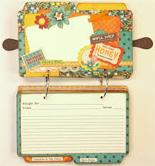 Paisleysandpolkadots Homemade Recipe Books Recipe Book Diy Mini Scrapbook Albums