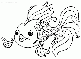 These coloring pages are based on the artwork of grant wood, henri matisse, and paul klee. Goldfish Coloring Pages Coloring Home