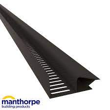 Manthorpe G800 10mm Soffit Vent Strips Black Pack Of 10 Only 23 25