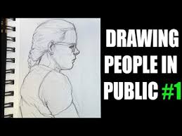 This site howtodraw.pics provides your kids an easy way to learn drawing online. Drawing People In Public Usd Easy Things To Draw Youtube