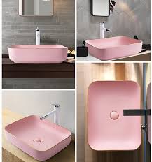 phnom penh pink creative wash basin