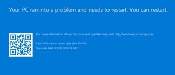Windows Stop Error 0x00000074 Bad System Config Info Virtual Machines Microsoft Docs
