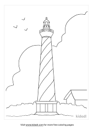 Free printable lighthouse coloring pages for kids. Cape Hatteras Lighthouse Coloring Pages Free Buildings Coloring Pages Kidadl