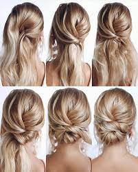 La Imagen Puede Contener Una O Varias Personas Y Primer Plano Easy Homecoming Hairstyles Long Hair Styles Hair Styles