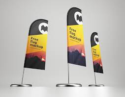 Check Out This Behance Project Free Feather Flag Mockup Https Www Behance Net Gallery 63240941 Free Feather Flags Free Mockup Outdoor Advertising Mockup